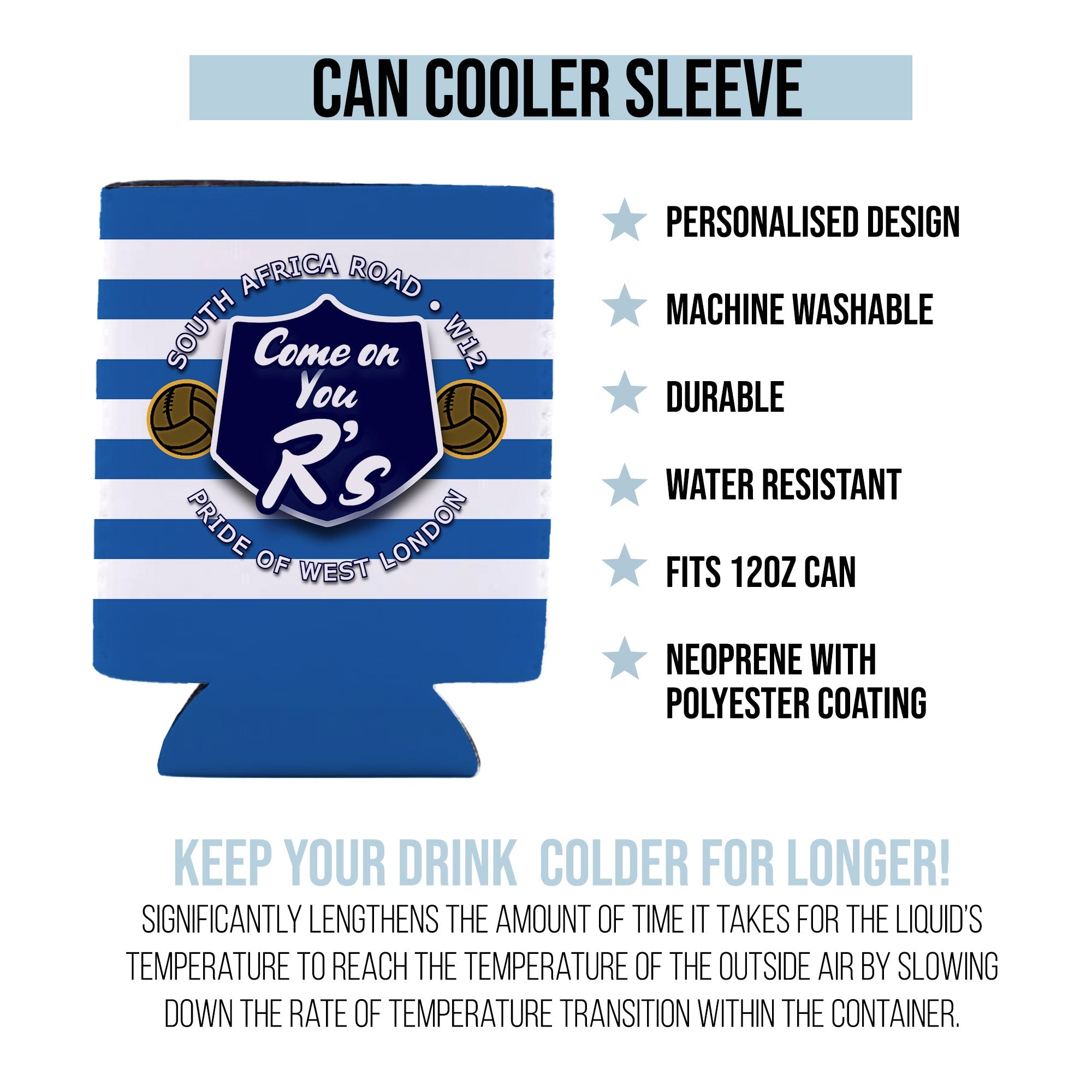 The Hoops Rs - Football Legends - Can Cooler