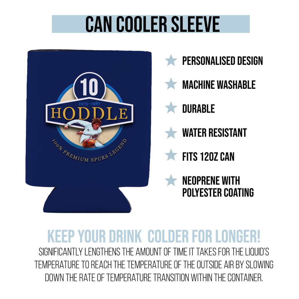 Totts Hoddle - Football Legends - Can Cooler