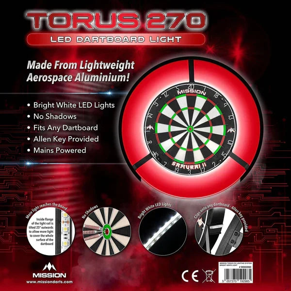 Mission Torus 270 Dartboard Lighting