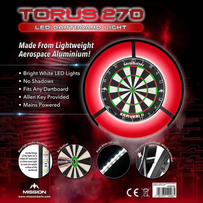 Mission Torus 270 Dartboard Lighting