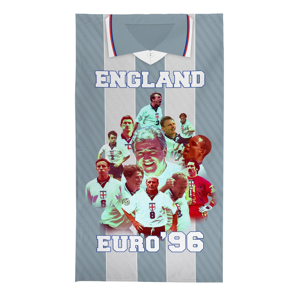 Football Art England Euro 1996 Beach Towel - 150cm x 75cm