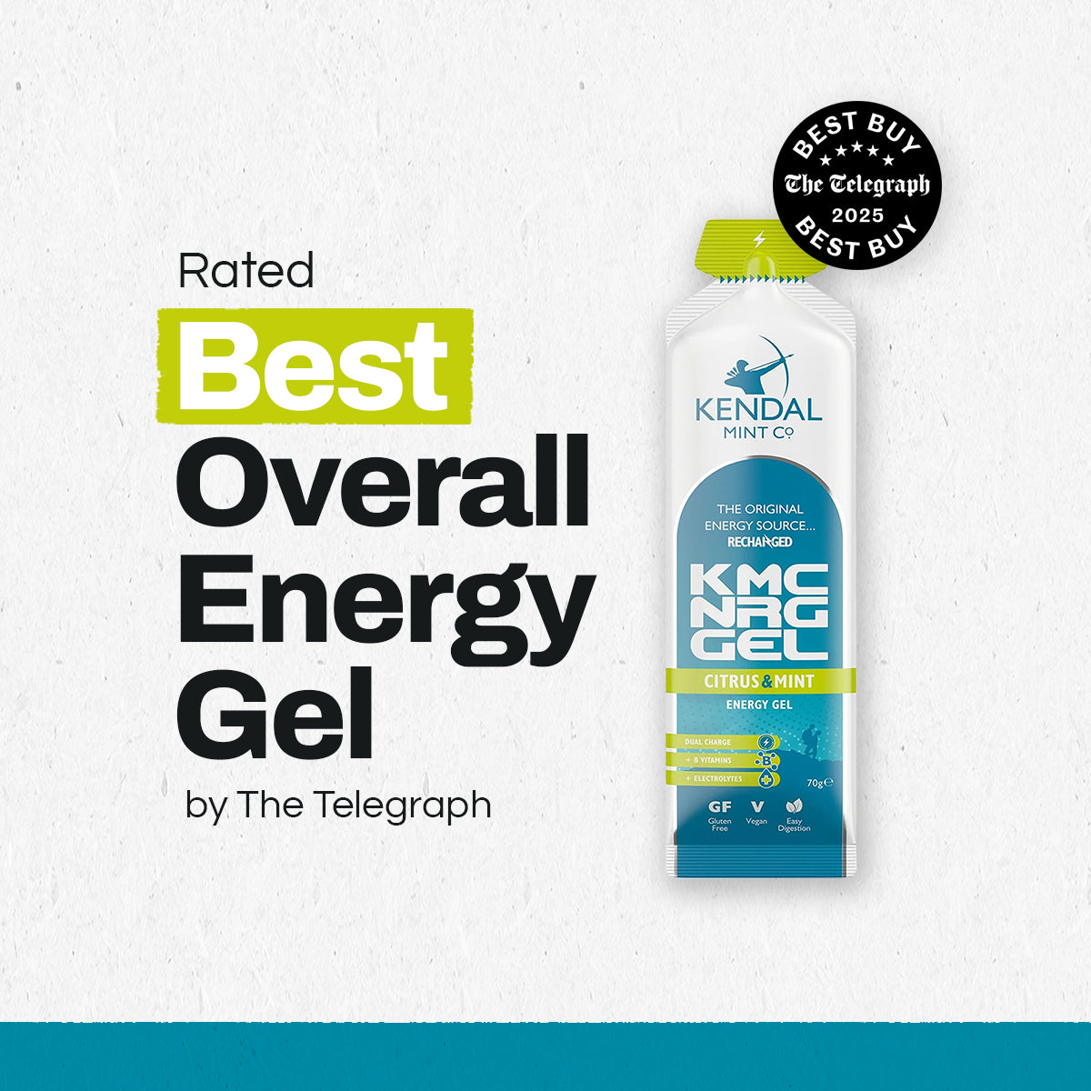 KMC NRG GEL Citrus & Mint Flavour Bundle L (48x70g Gels)