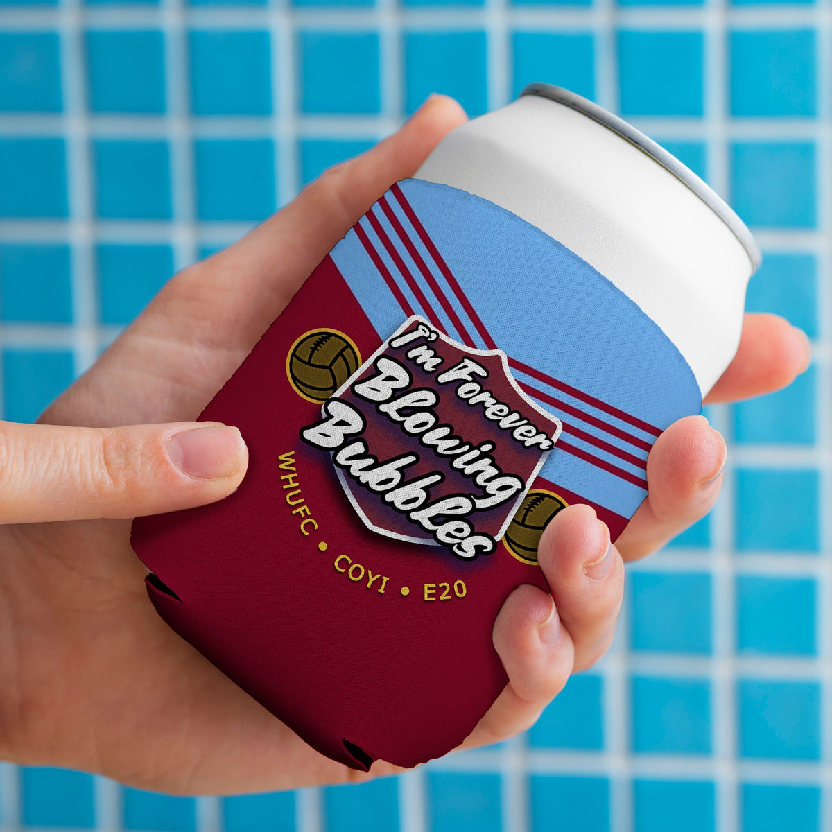 West Ham Bubbles - Football Legends - Can Cooler