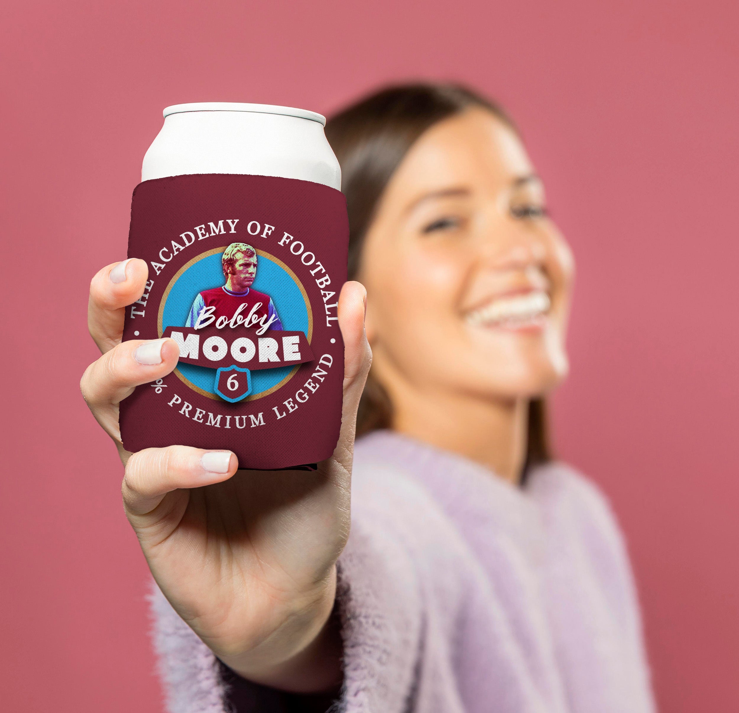 West Ham Moore - Football Legends - Can Cooler