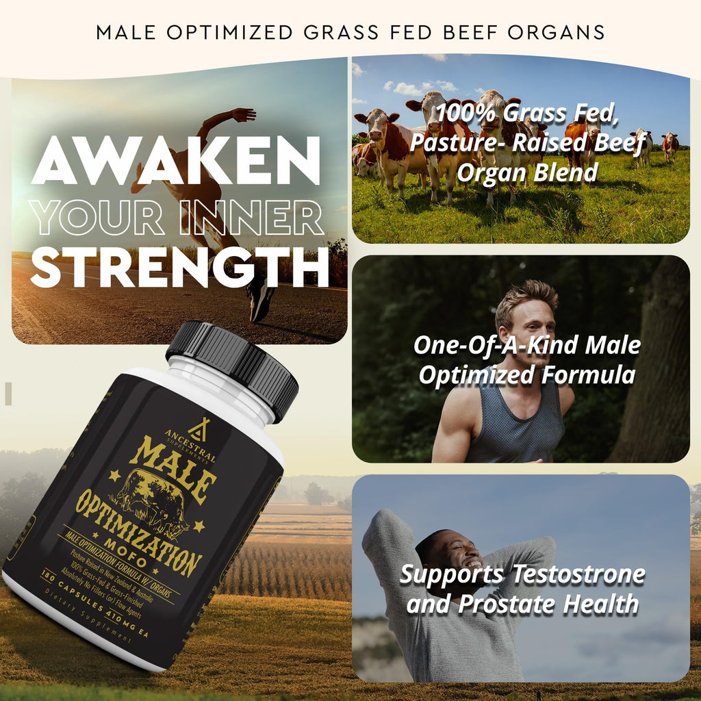 Ancestral Mofo for Men – Grass-Fed Beef Organs | Energy & Vitality