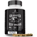 Ancestral Supplements Grass-Fed Beef Organs – Liver, Heart, Kidney, Pancreas, Spleen | 180 Capsules