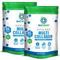 BioTrust Ageless Multi Collagen Peptides Powder – 5 Types I II III V X – Unflavored, 10 g Bioactive Protein, Grass-Fed, 2-pack