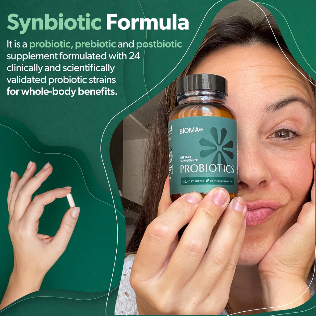 BIOMA Probiotics | Digestive Health & Gut Support | Vegan & Gluten Free