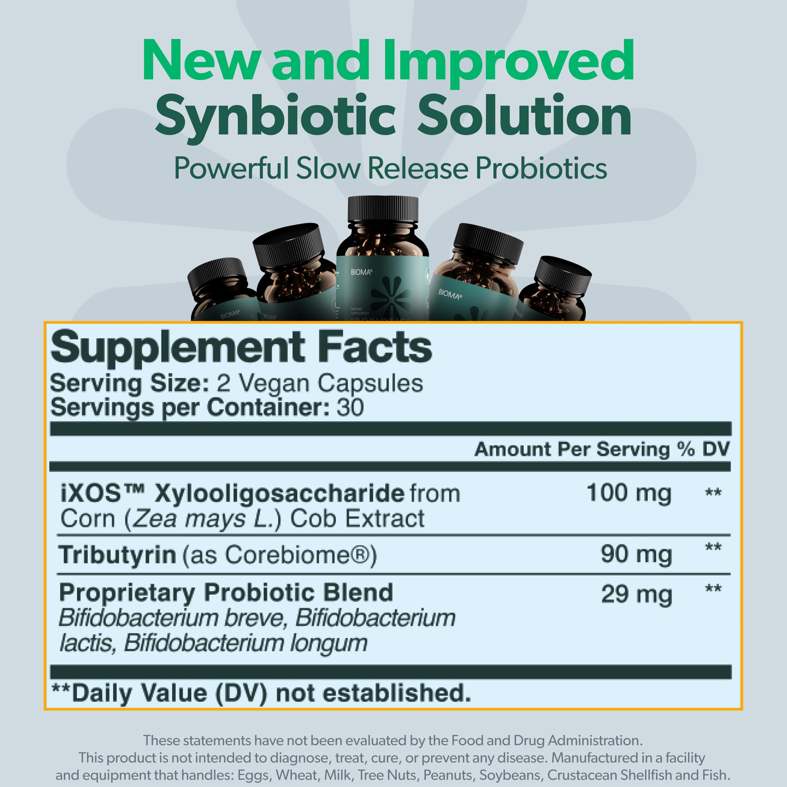 BIOMA Probiotics | Digestive Health & Gut Support | Vegan & Gluten Free