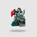 Birdie Train Golf Ball Marker