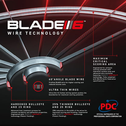 Winmau Blade 6 Triple Core Dartboard