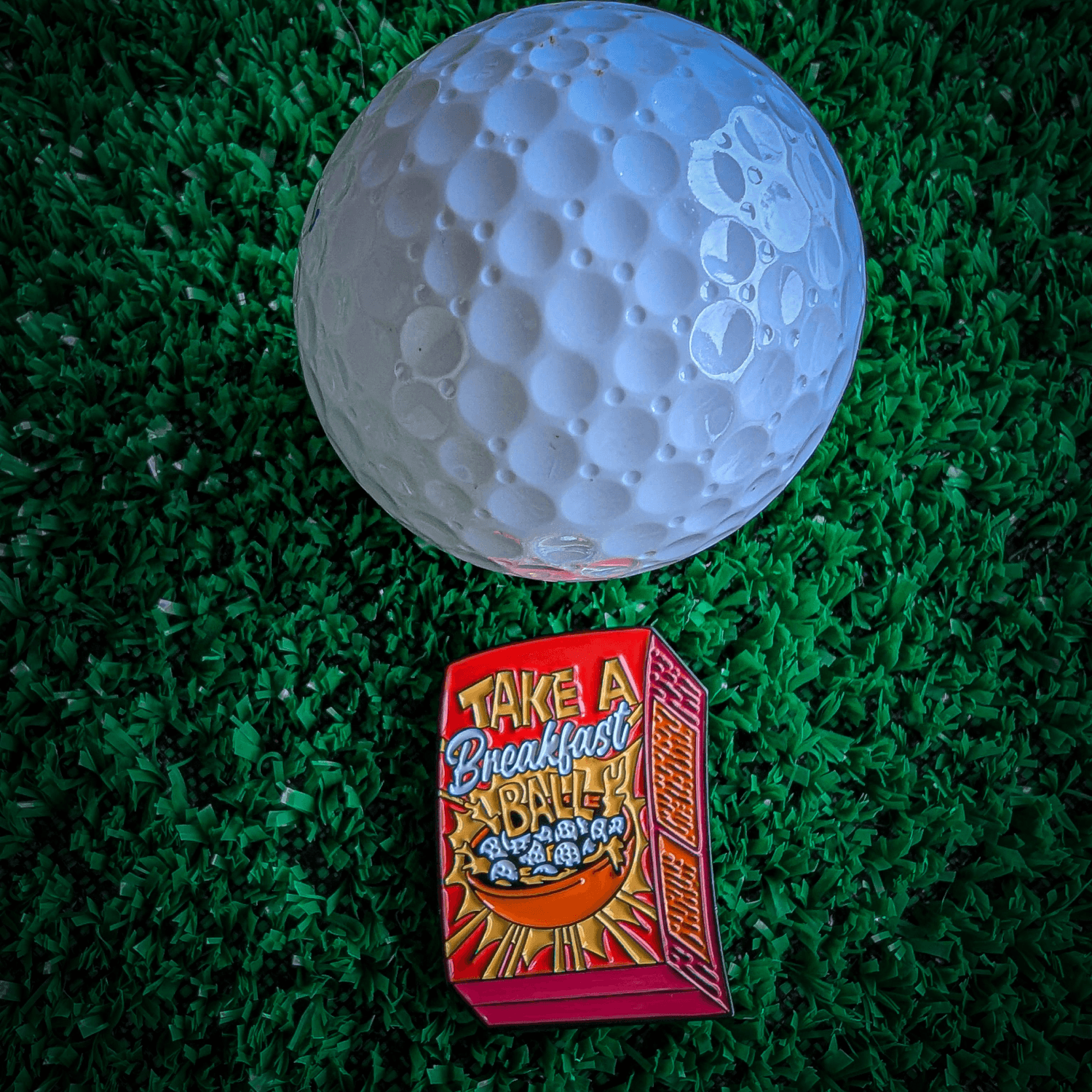 Breakfast Balls Golf Ball Marker