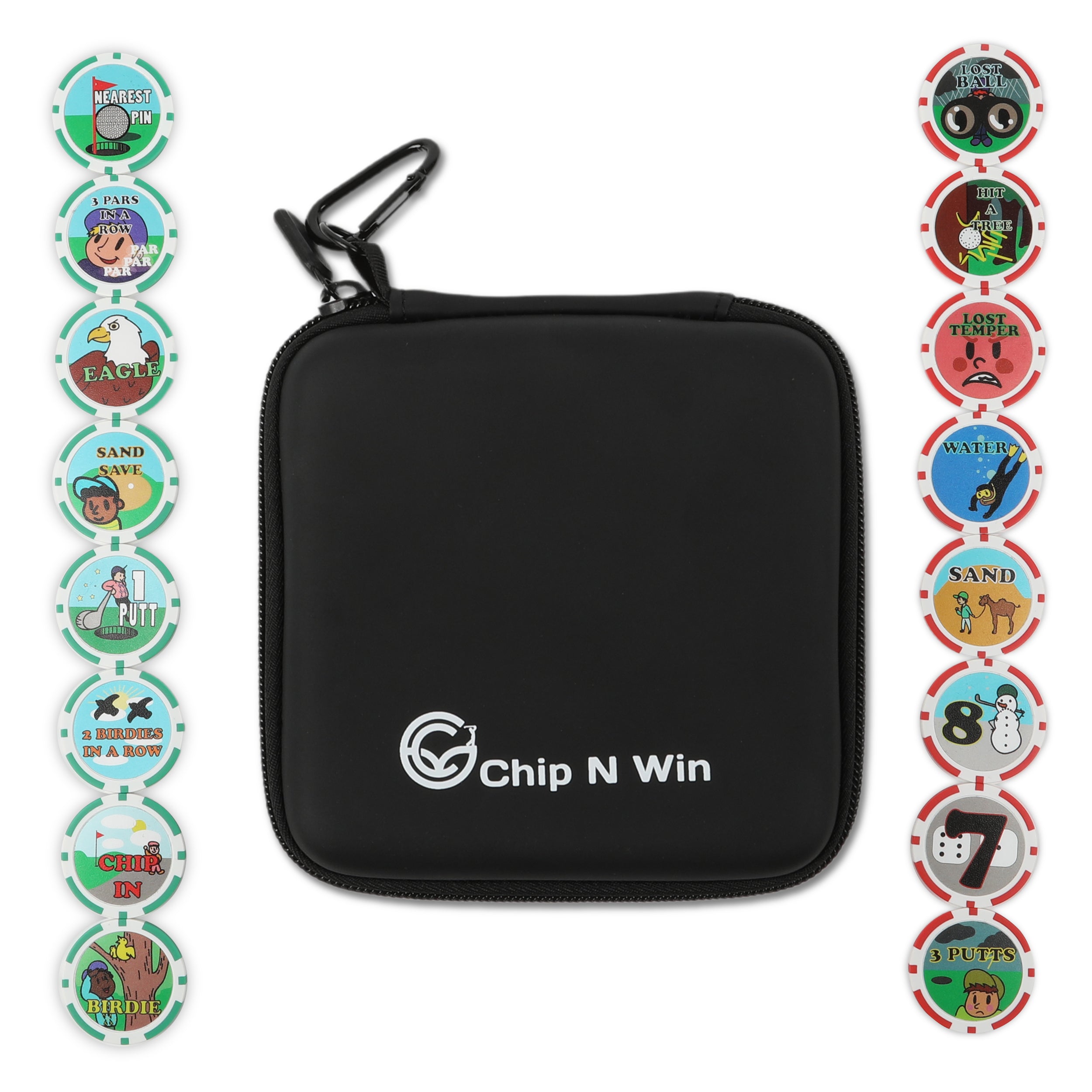 Chip n Win - The On Course Golf Poker Chips Game