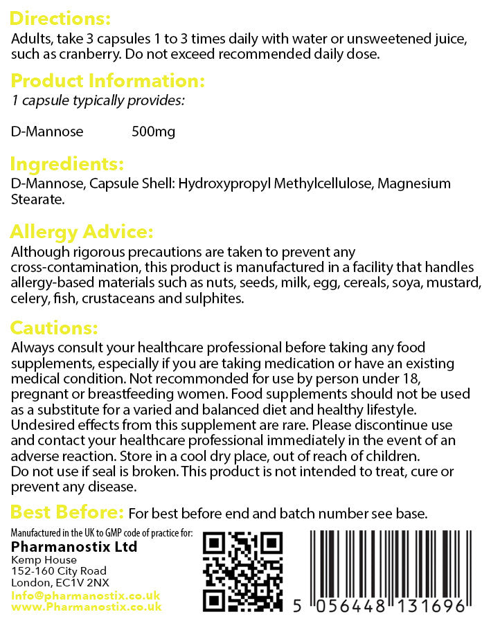 D-Mannose 90 Capsules
