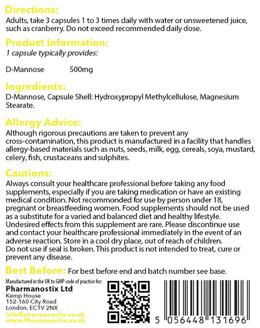 D-Mannose 90 Capsules