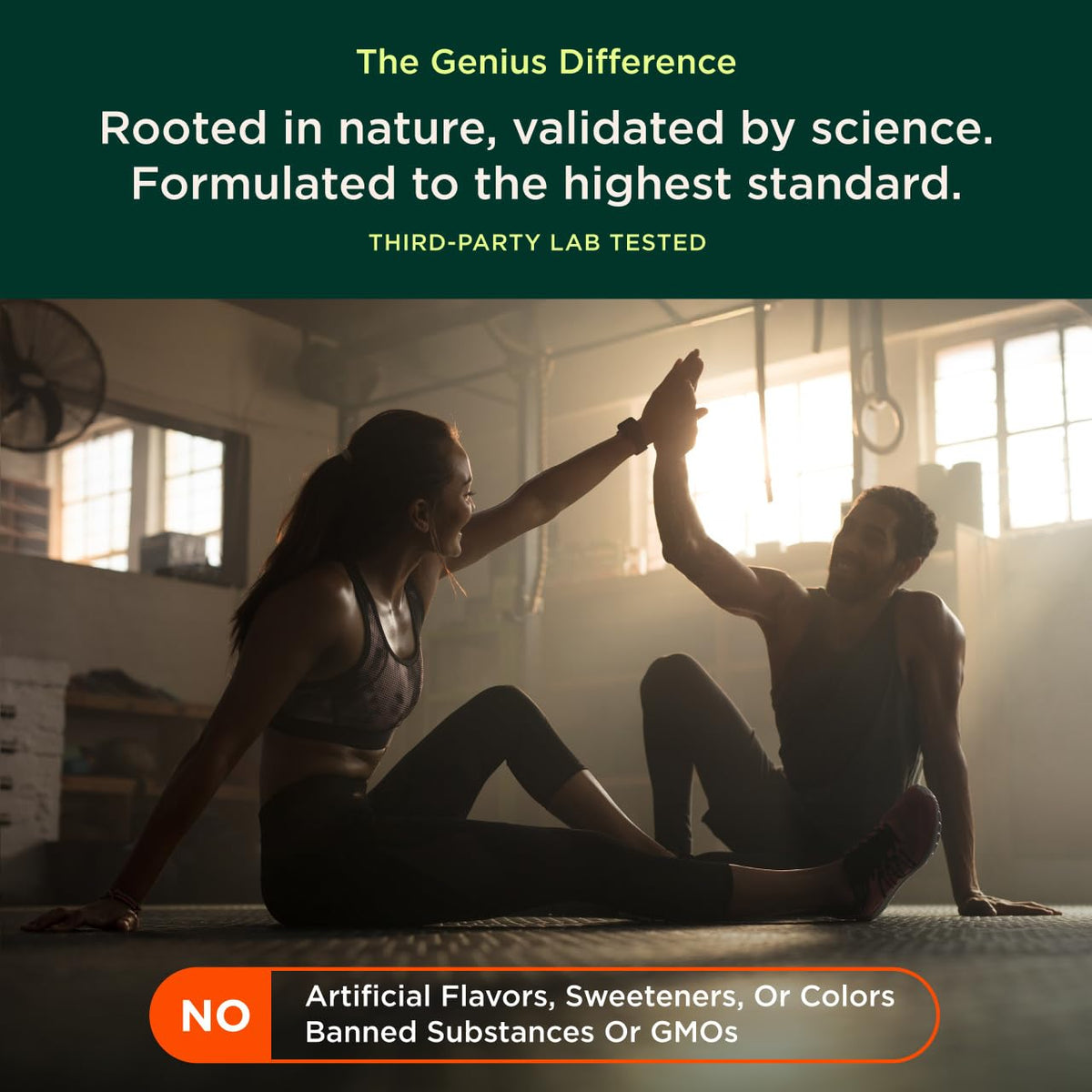 Genius Mushroom Supplement – Full-Spectrum Lion's Mane, Cordyceps & Reishi | 180 Capsules