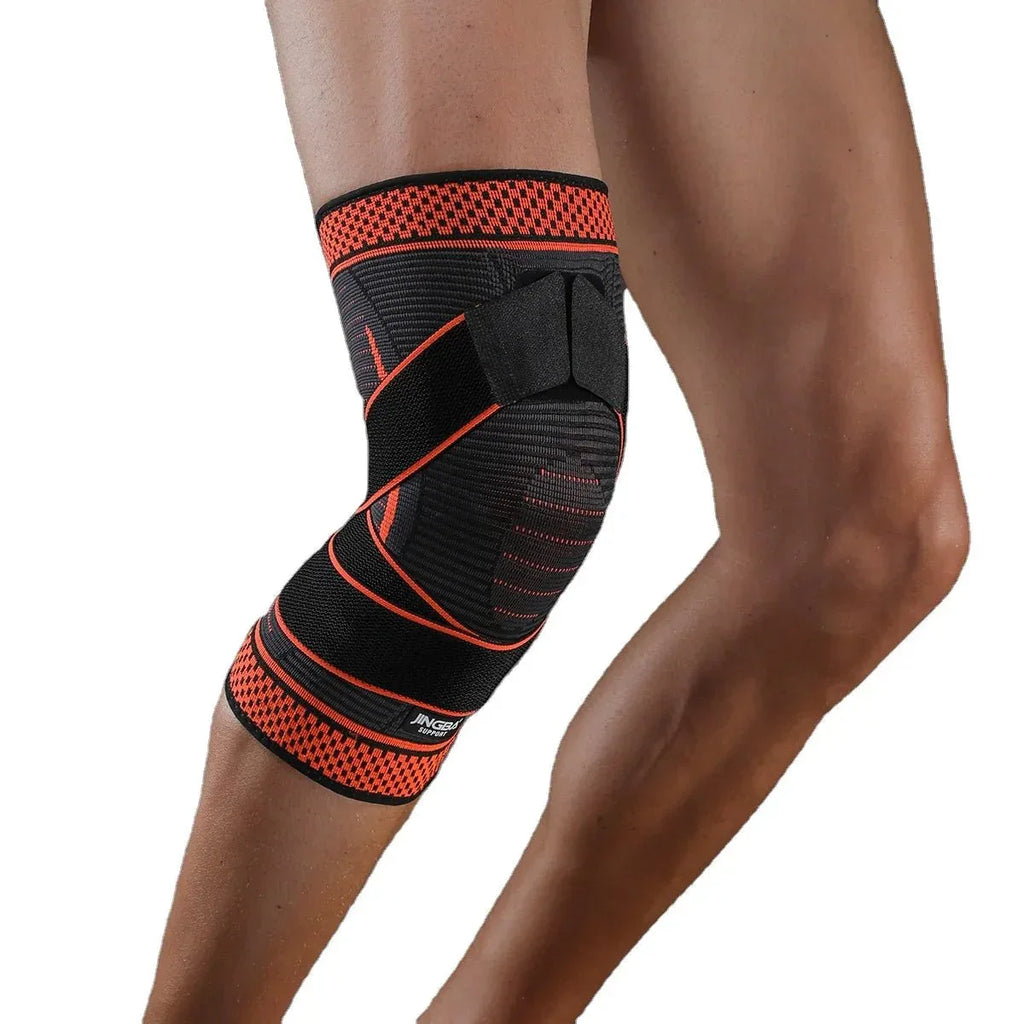 Adjustable Knee Support Compression Sleeve UK for Gym Sports Protection