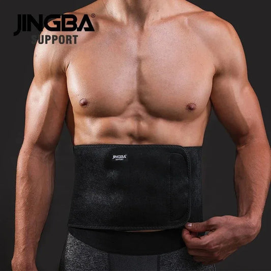 JINGBA Unisex Waist Trimmer for Fitness - Neoprene Slimming Sweat Belt for Volleyball, Golf & Tennis