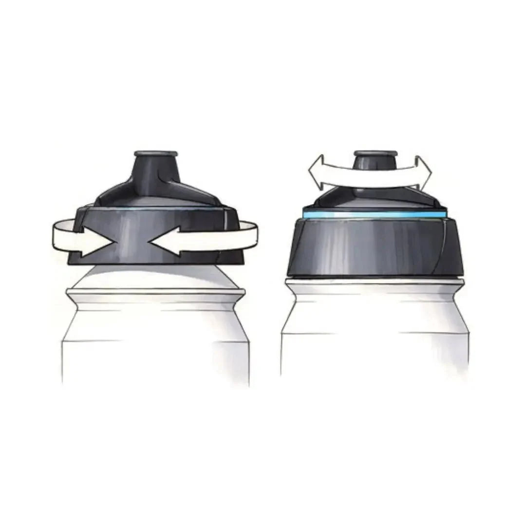 KMC Bio Bottle 500ml - Black - Upgraded Membrane Lid