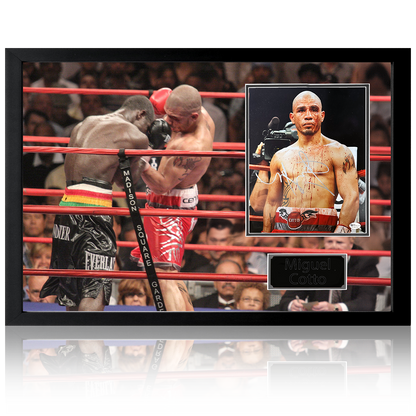 Miguel Cotto Signed Boxing Iconic Frame