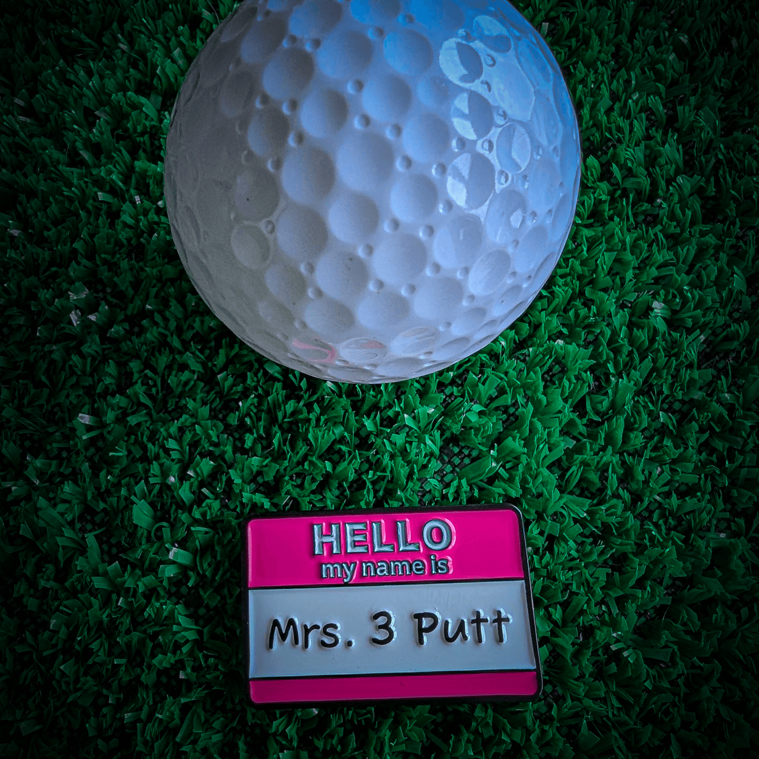 Mrs 3 Putt Golf Ball Marker
