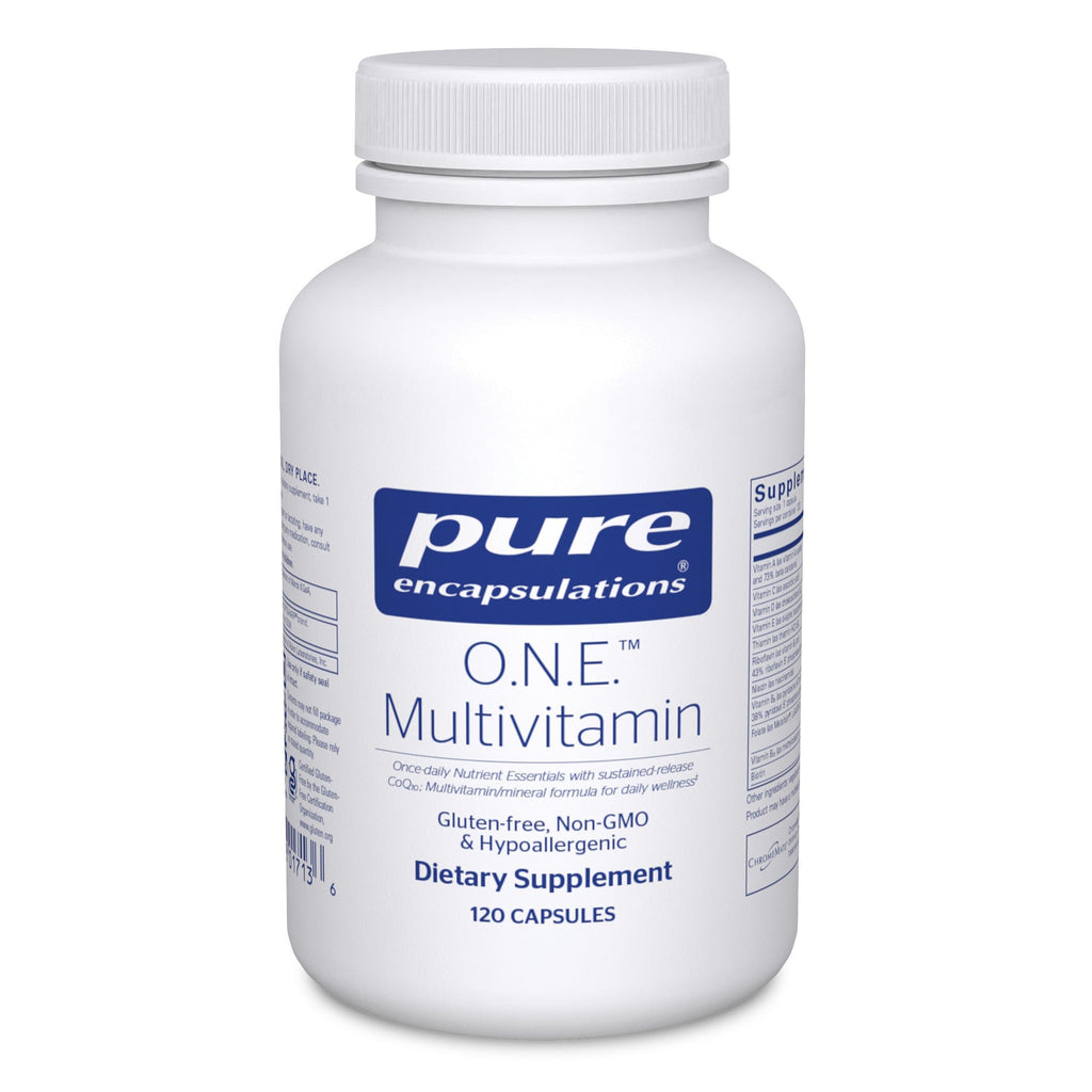 Pure Encapsulations O.N.E. Multivitamin – Once Daily Multivitamin with Metafolin, CoQ10, and Lutein | 120 Capsules
