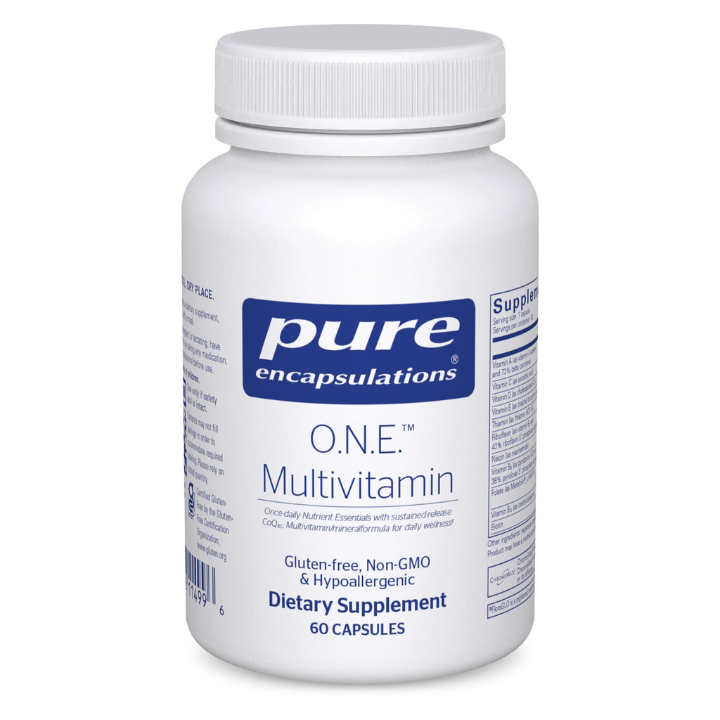 Pure Encapsulations O.N.E. Multivitamin – Once Daily with Lutein & CoQ10 (60 capsules)