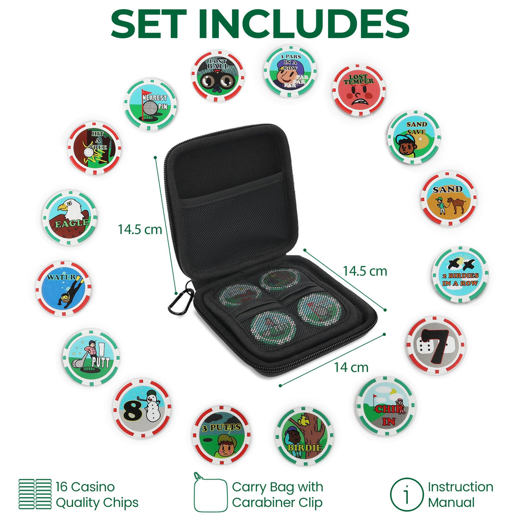 Chip n Win - The On Course Golf Poker Chips Game