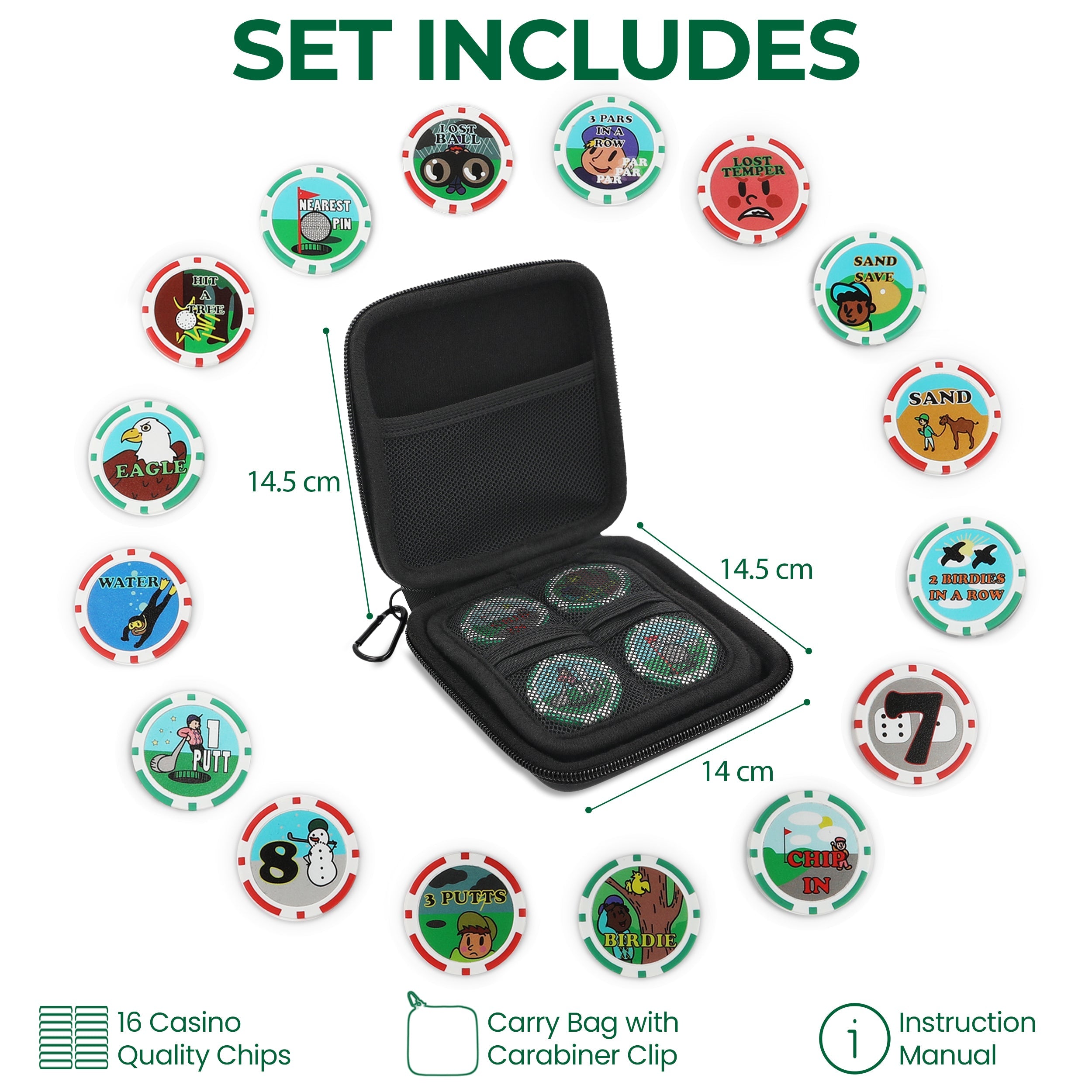 Chip n Win - The On Course Golf Poker Chips Game