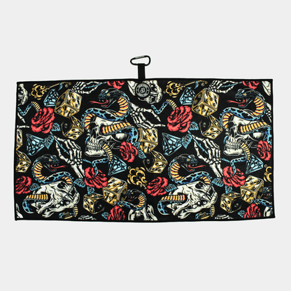 Snake Eyes Magnetic Golf Towel