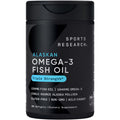 Sports Research Omega-3 Fish Oil 1250 - Triple Strength, MSC Certified, 180 Softgels