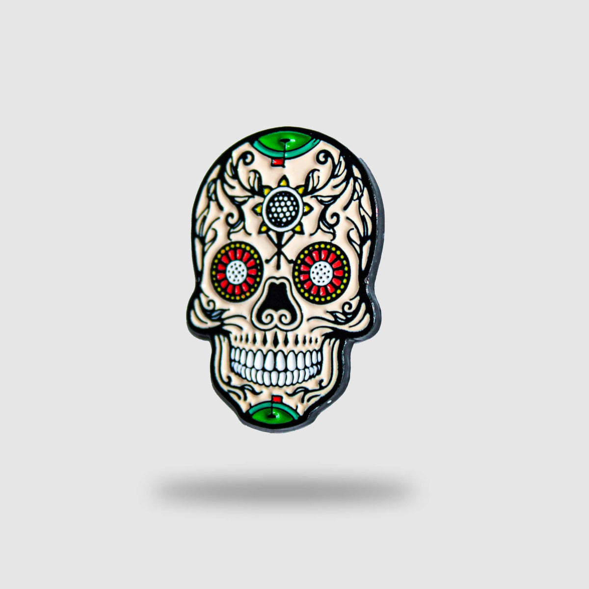 Sugar Skull Golf Ball Marker