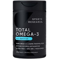 Sports Research Total Omega-3 Fish Oil 2200mg — EPA & DHA from Krill, Salmon & Pollock | 120 Softgels