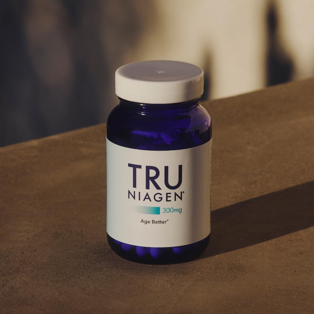 TRU Niagen NAD+ Supplement for Cellular Energy, Brain & Muscle Support | 60 Servings, 300 mg